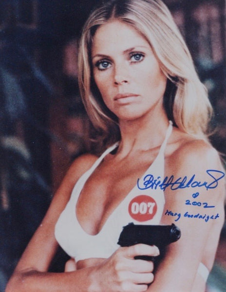 BRITT EKLAND IN PERSON SIGNED PROMO PHOTO FOR THE MAN WITH THE GOLDEN GUN