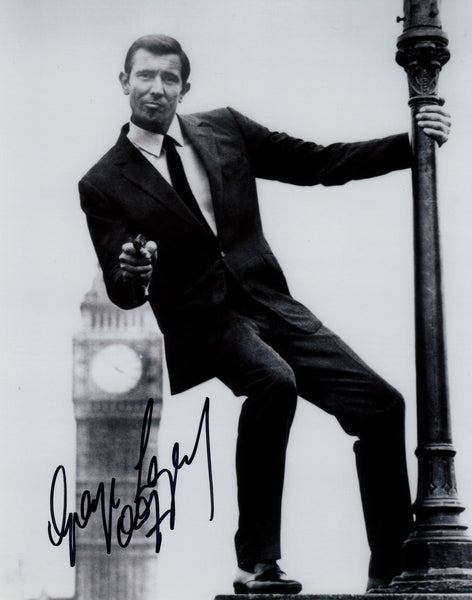 JAMES BOND GEORGE LAZENBY IN PERSON SIGNED PHOTO