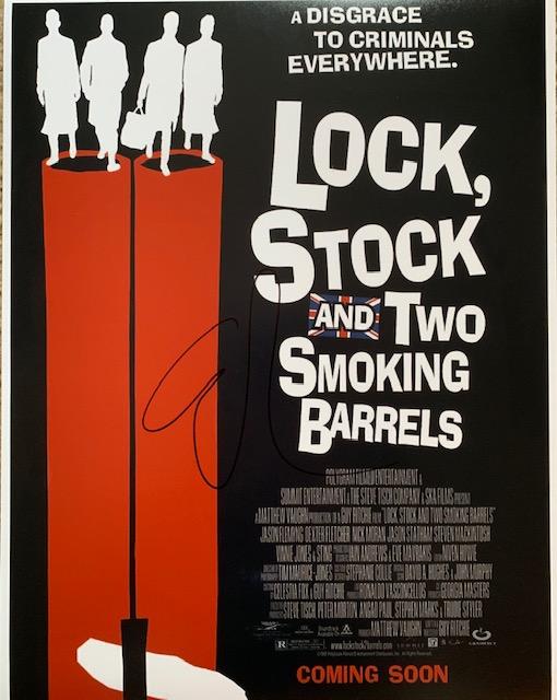 GUY RITCHIE DIRECTOR OF LOCK STOCK AND TWO SMOKING BARRELS 11 X 14 COLOR IN PERSON SIGNED PHOTO