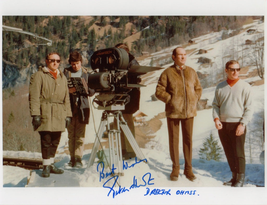PETER HUNT DIRECTOR JAMES BONDS 'ON HER MAJESTY'S SECRET SERVICE IN PERSON SIGNED PHOTO