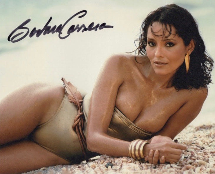 BARBARA CARRERA IN PERSON SIGNED PHOTO FROM JAMES BONDS NEVER SAY NEVER AGAIN
