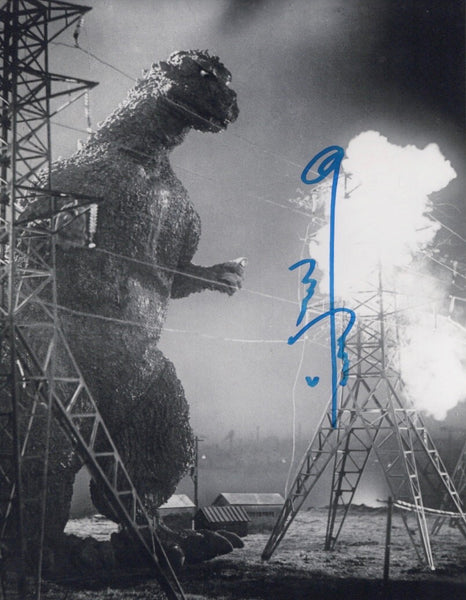 GODZILLA HARUO NAKAJIMA IN PERSON SIGNED PHOTO FROM GODZILLA