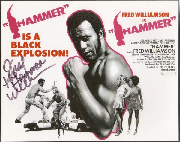 FRED WILLIAMSON SIGNED IN PERSON SHOT FROM HAMMER
