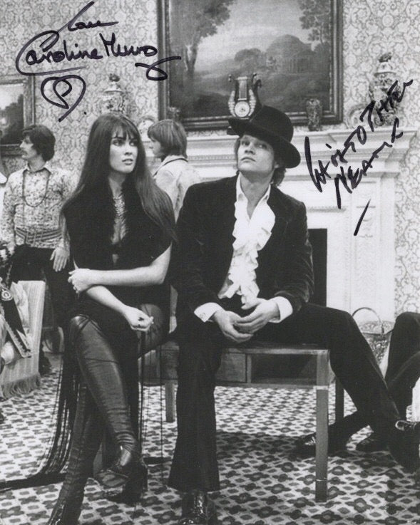 CAROLINE MUNRO & CHRISTOPHER NEAME SIGNED PHOTO FROM DRACULA A.D. 1972
