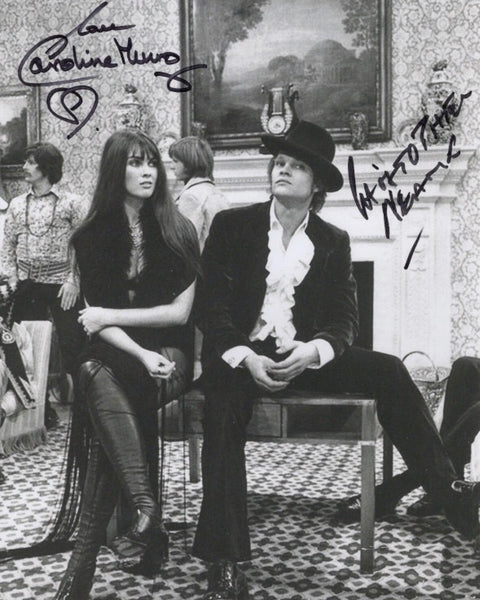 CAROLINE MUNRO & CHRISTOPHER NEAME SIGNED PHOTO FROM DRACULA A.D. 1972