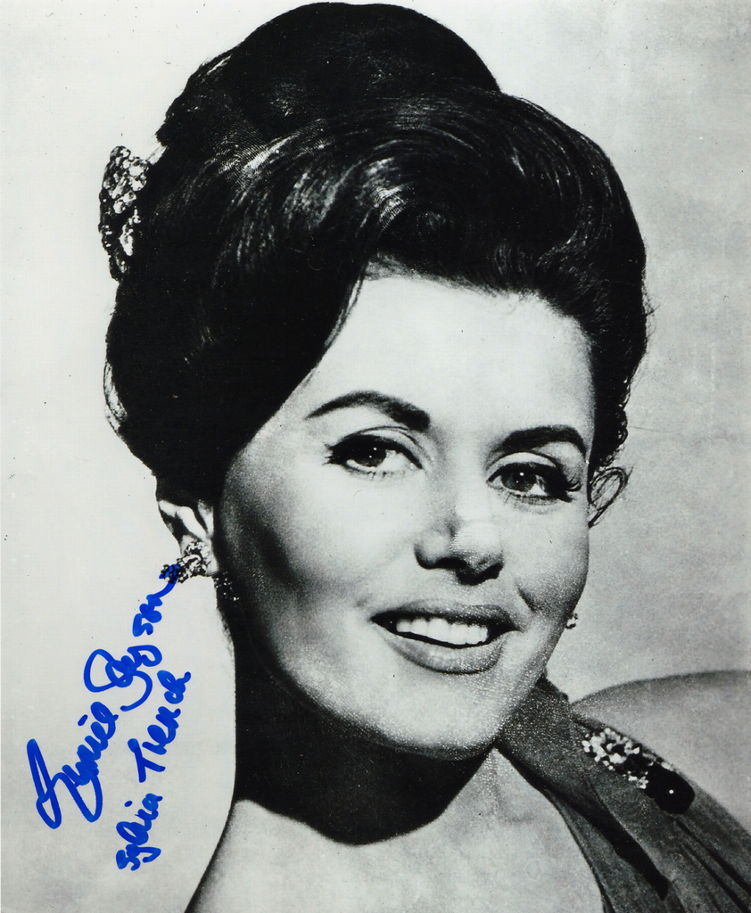 EUNICE GAYSON IN PERSON SIGNED PHOTO FROM THE 1962 JAMES BOND FILM DR NO