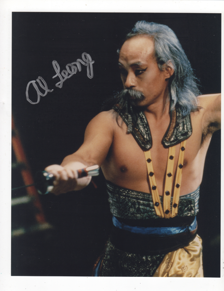 ALBERT LEONG AMERICAN STUNTMAN & ACTOR IN PERSON SIGNED PHOTO