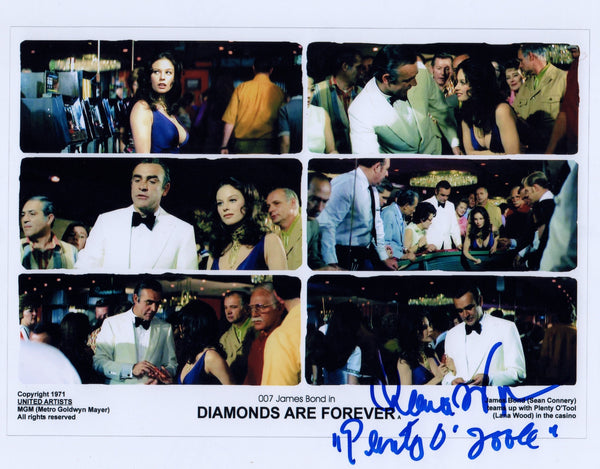 BOND GIRL LANA WOOD DIAMONDS ARE FOREVER IN PERSON SIGNED PHOTO