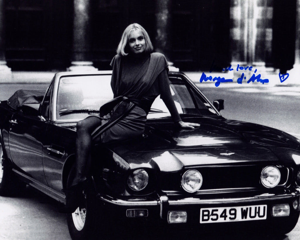 BOND GIRL MARYAM d'ABO THE LIVING DAYLIGHTS IN PERSON SIGNED PHOTO