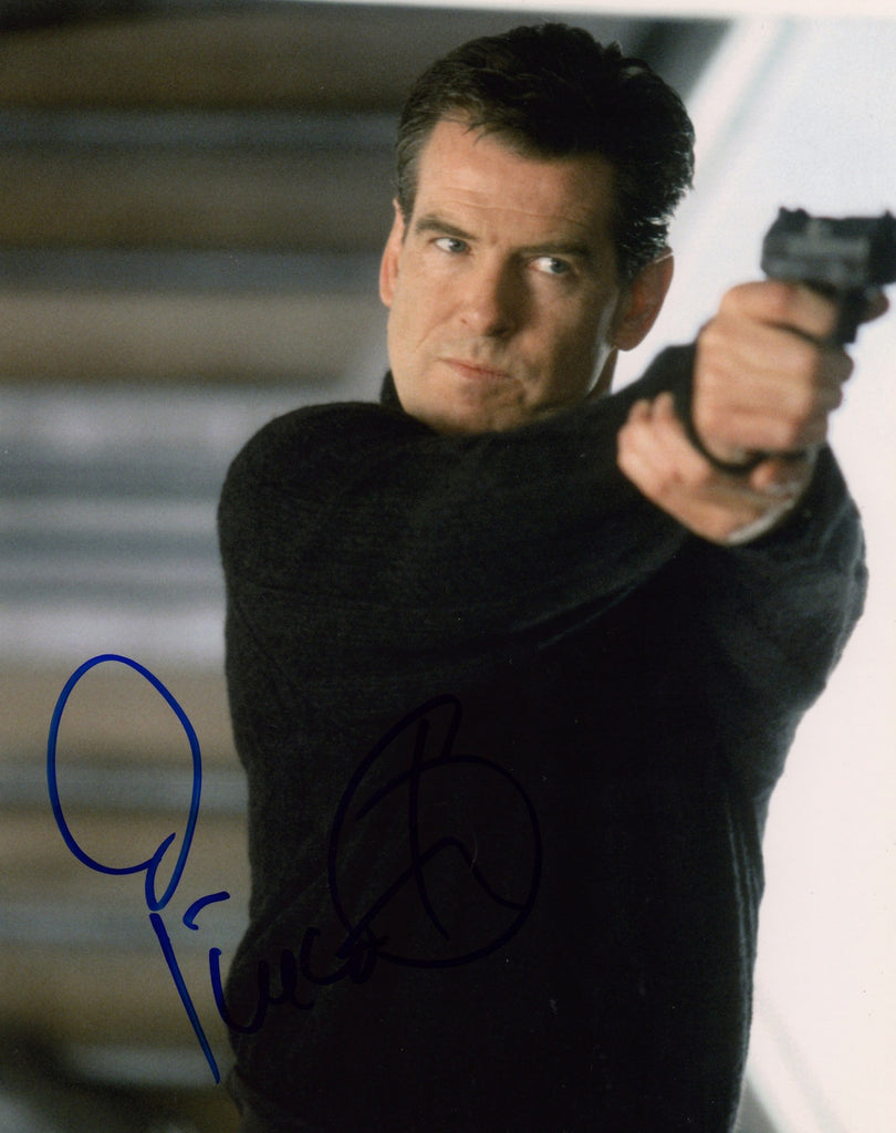 JAMES BOND PIERCE BROSNAN IN PERSON SIGNED PHOTO