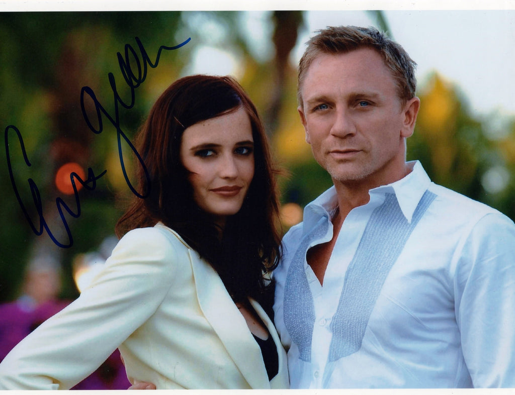 JAMES BOND GIRL EVA GREEN FROM CASINO ROYALE SIGNED IN PERSON PHOTO