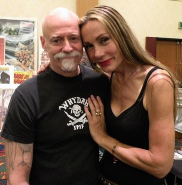 VIRGINIA HEY AS WARRIOR WOMAN SIGNED IN PERSON PHOTO FROM THE ROAD WARRIOR