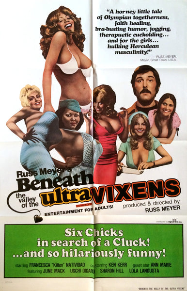 RUSS MEYERS BENEATH THE VALLEY OF THE ULTRA-VIXENS ORIGINAL MOVIE POSTER