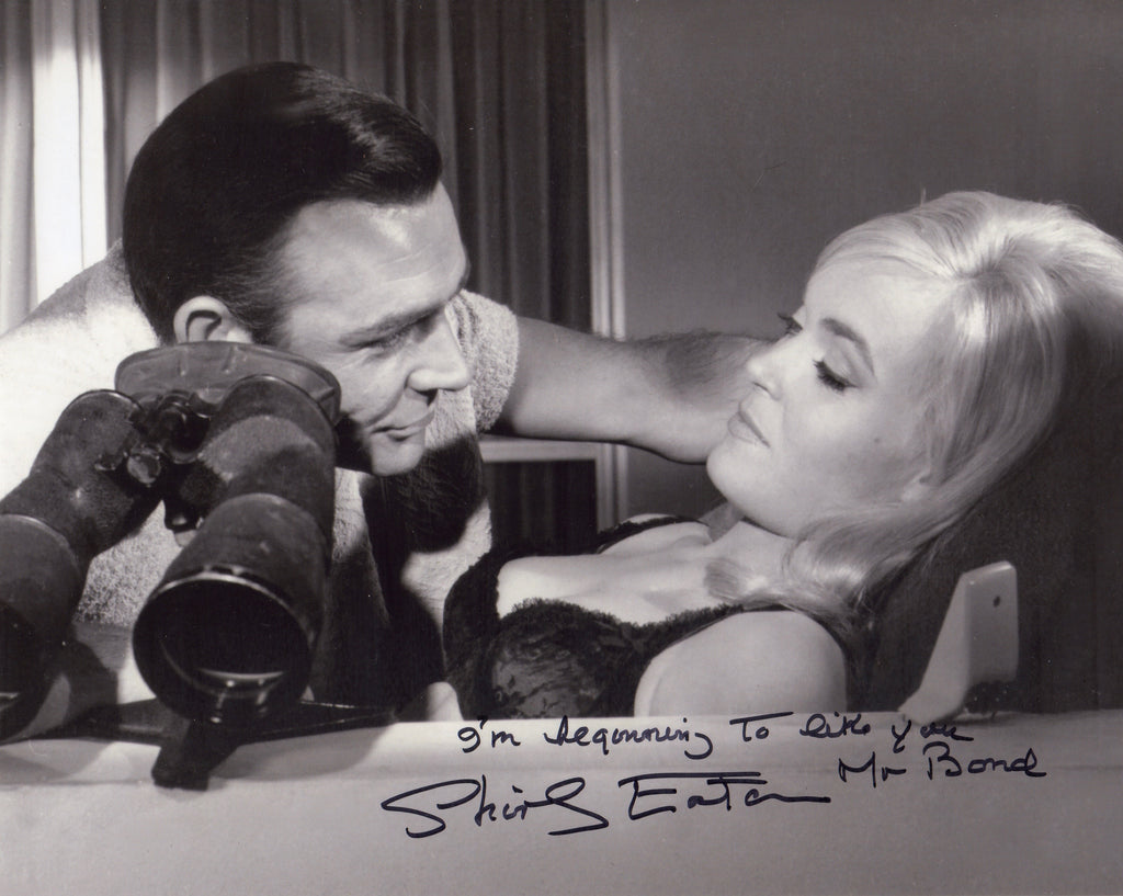 SHIRLEY EATON IN PERSON SIGNED PHOTO FROM THE1964 JAMES BOND FILM GOLDFINGER