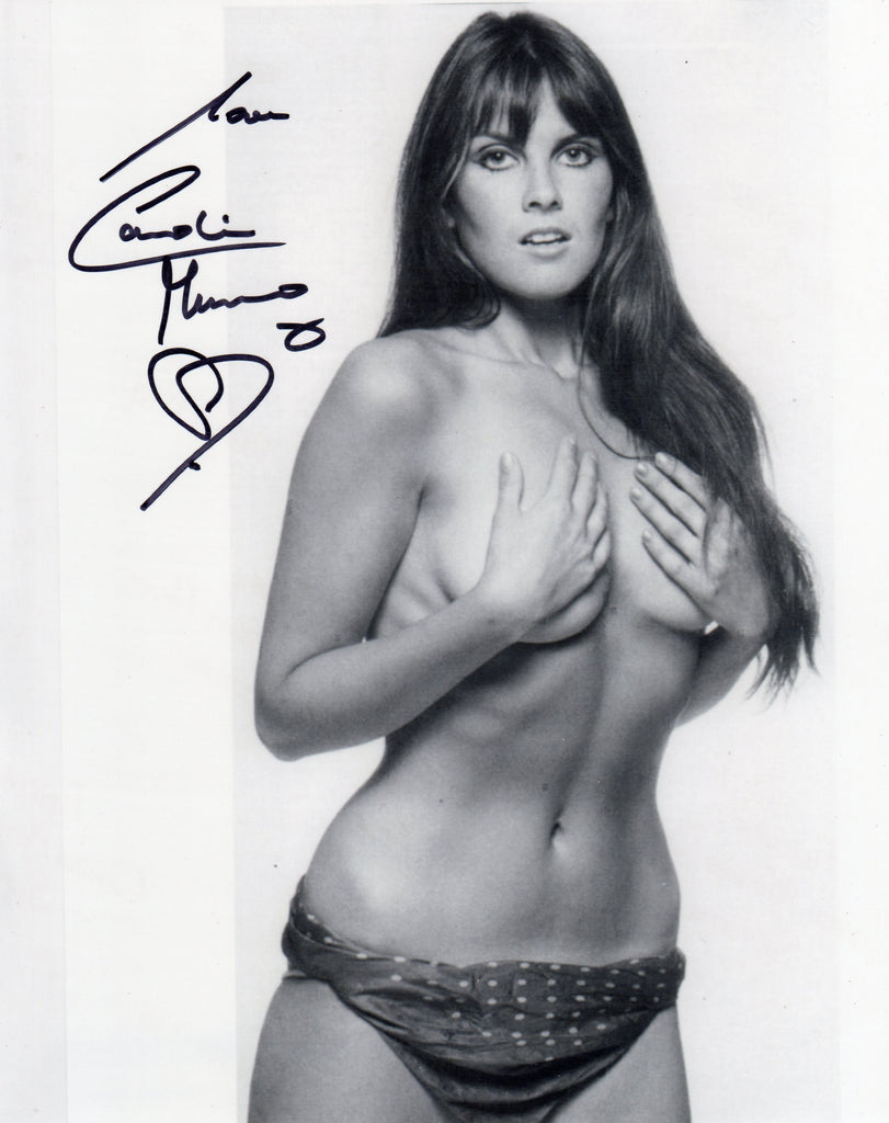 CAROLINE MUNRO IN PERSON SIGNED PHOTO ,STARRED AS NAOMI IN JAMES BOND'S THE SPY WHO LOVED ME