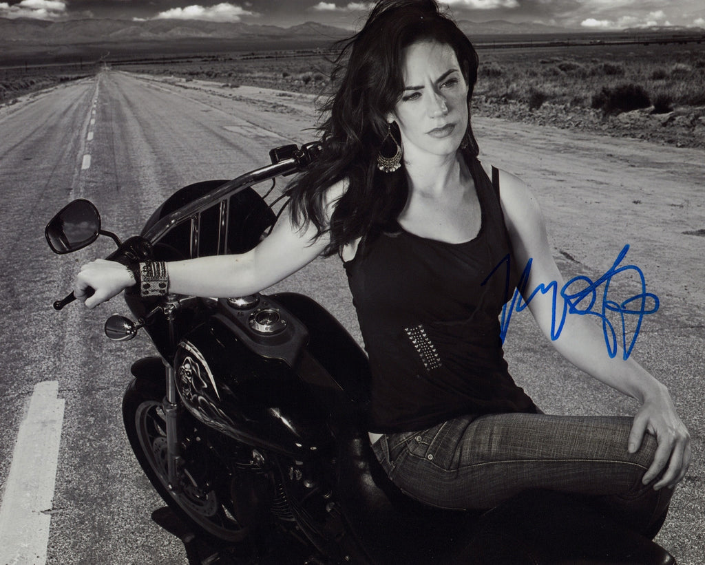 SONS OF ANARCHY MAGGIE SIFF IN PERSON SIGNED SHOT