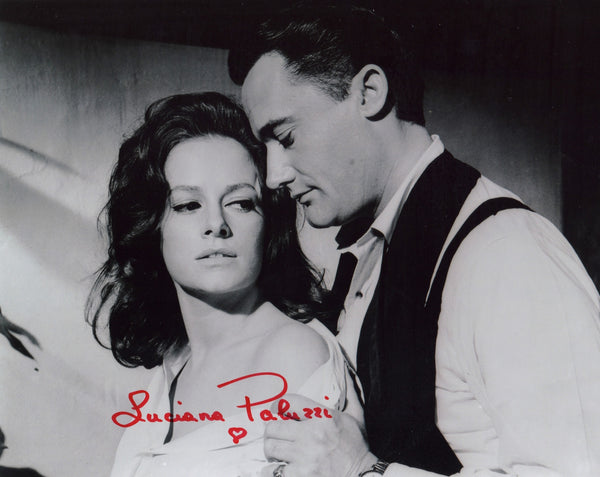 JAMES BOND GIRL LUCIANA PALUZZI FROM TV SERIES THE MAN FROM UNCLE IN PERSON SIGNED PHOTO